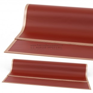 Celofan caramiziu cu bordura aurie 58x58 cm 20 coli